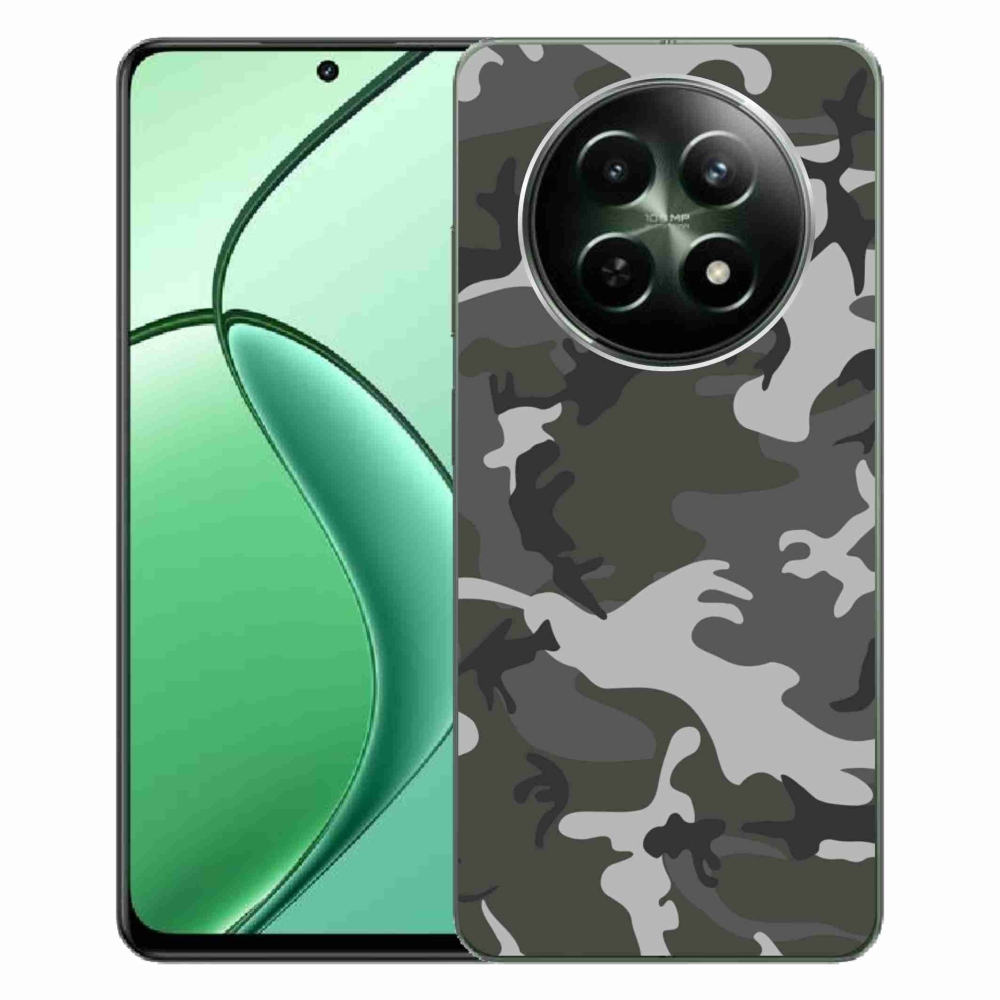 Gelový kryt mmCase na Realme 12 5G/12x 5G - maskáčový vzor