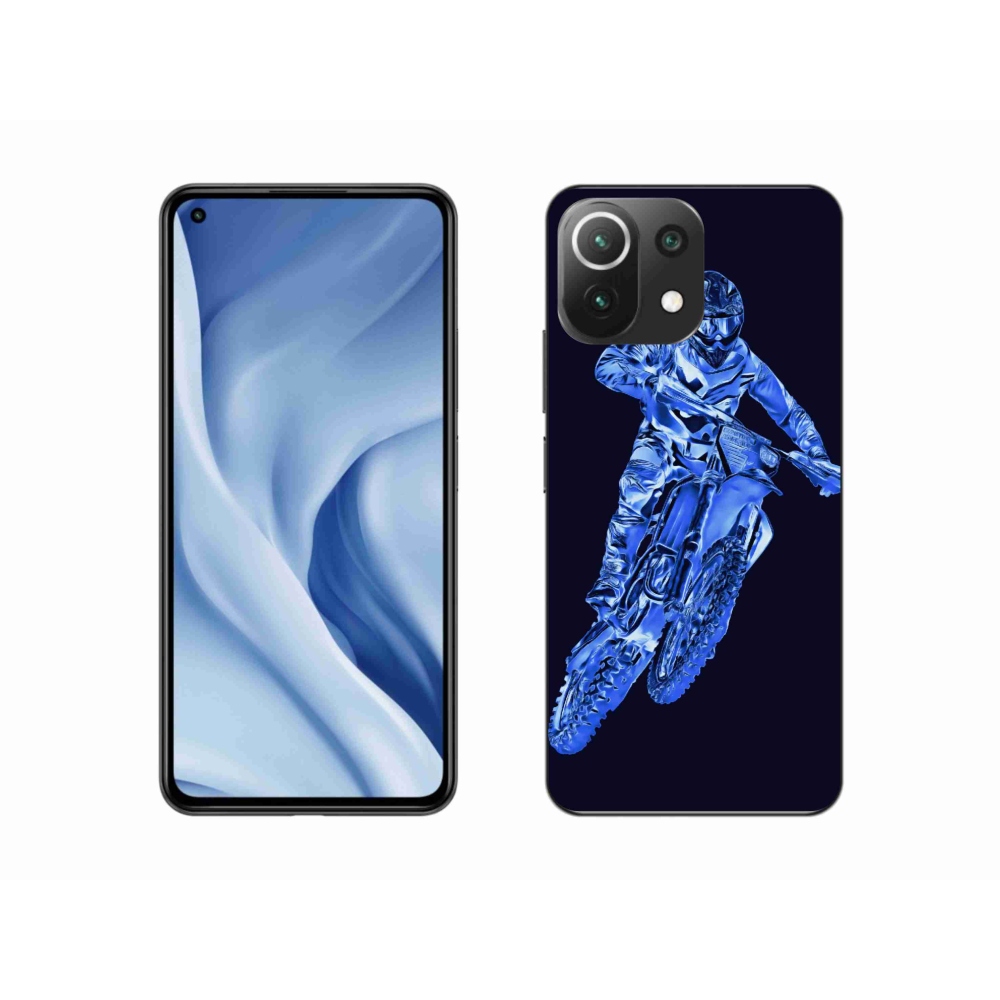 Gelový kryt mmCase na Xiaomi Mi 11 Lite 4G/5G - motocross 1