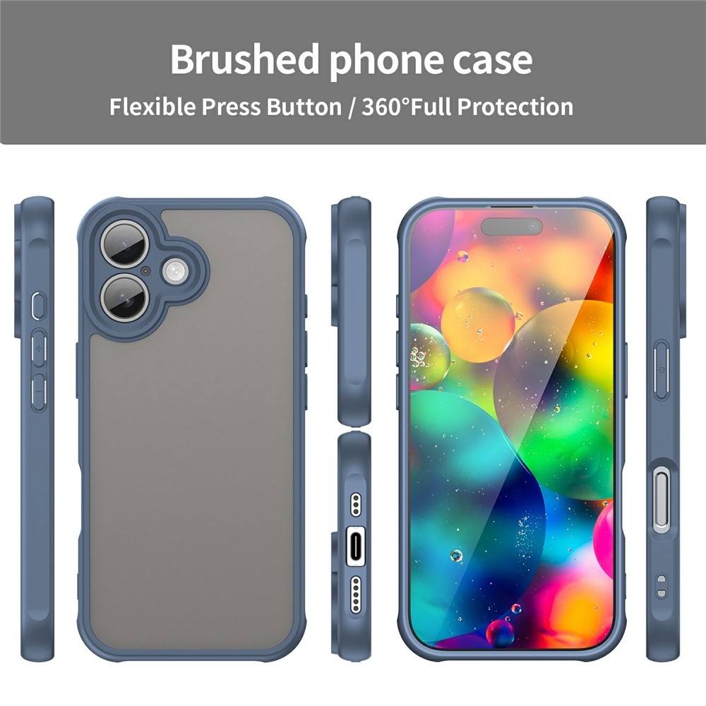 Proof gelový obal s pevnými zády na iPhone 17 - modrý