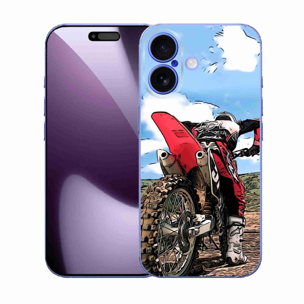 Gelový kryt mmCase na iPhone 17 - moto