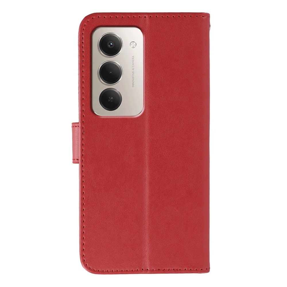 Clots knížkové pouzdro na Xiaomi Redmi 15 5G - červené