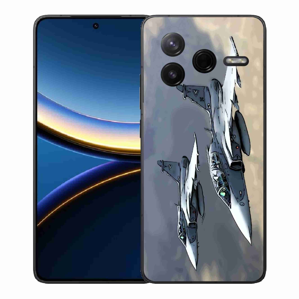Gelový kryt mmCase na Xiaomi Poco F7 Pro - stíhačky