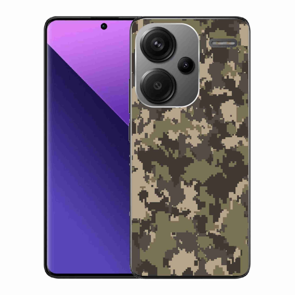 Gelový kryt mmCase na Xiaomi Redmi Note 13 Pro+ 5G - maskáčový vzor 12