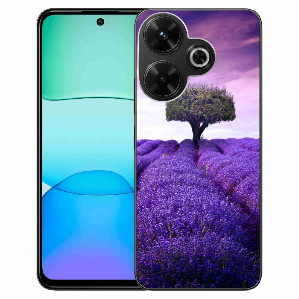 Gelový kryt mmCase na Xiaomi Redmi 13 4G/Poco M6 4G - levandulová louka