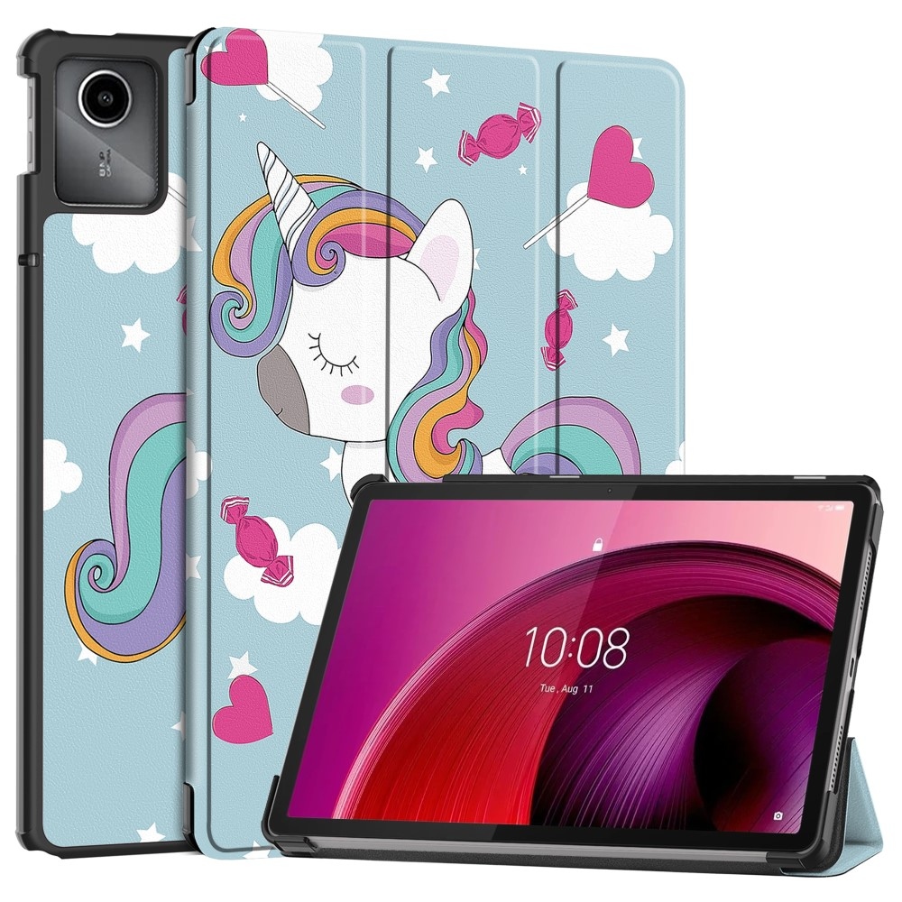 Print chytré zavírací pouzdro na Lenovo Tab M11/Tab K11 - jednorožec