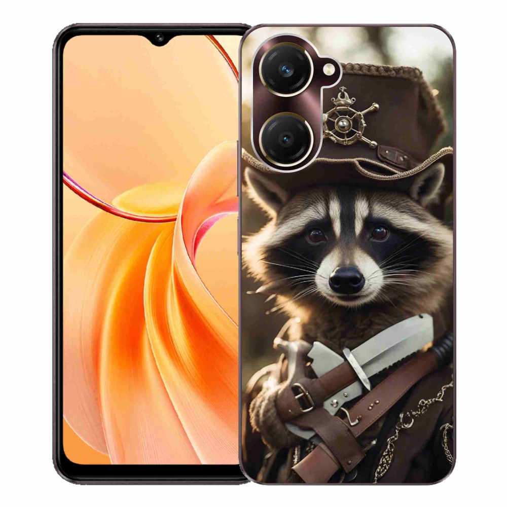 Gelový kryt mmCase na Vivo Y28s 5G - mýval v uniformě