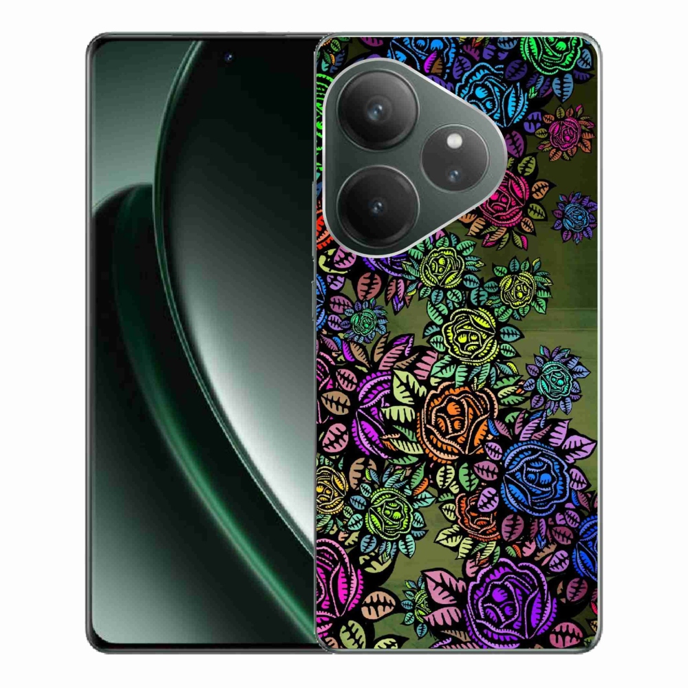 Gelový kryt mmCase na Realme GT 6 5G/GT 6T 5G - květiny 6