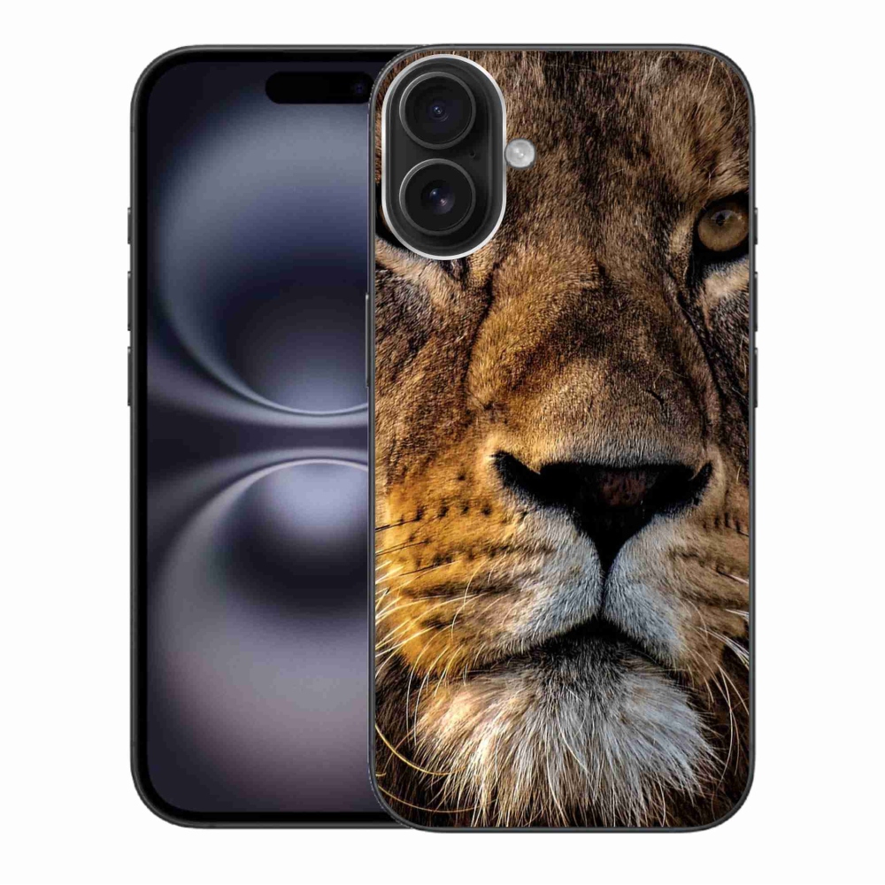 Gelový obal mmCase na iPhone 16 Plus - lev