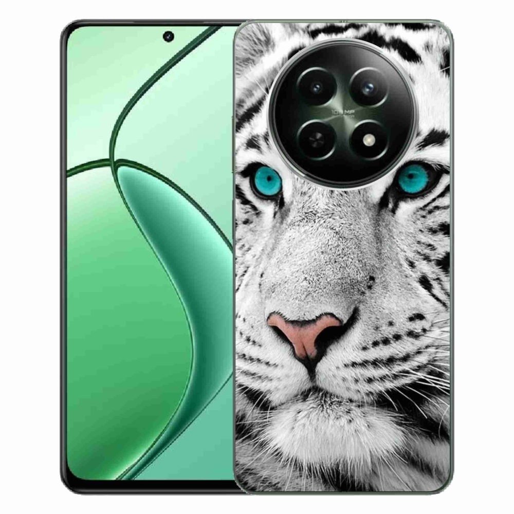 Gelový kryt mmCase na Realme 12 5G/12x 5G - bílý tygr