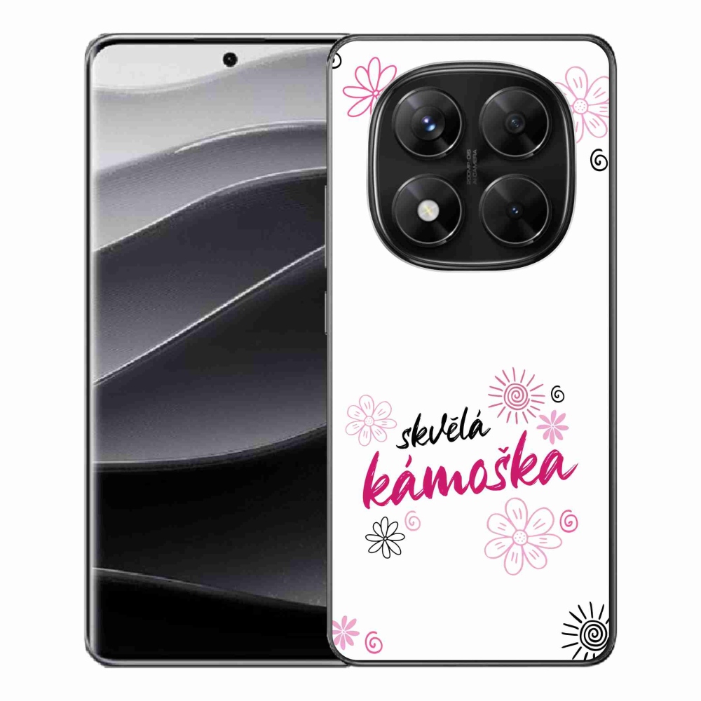 Gelový kryt mmCase na Xiaomi Redmi Note 14 Pro 5G/Poco X7 5G - skvělá kámoška bílé pozadí