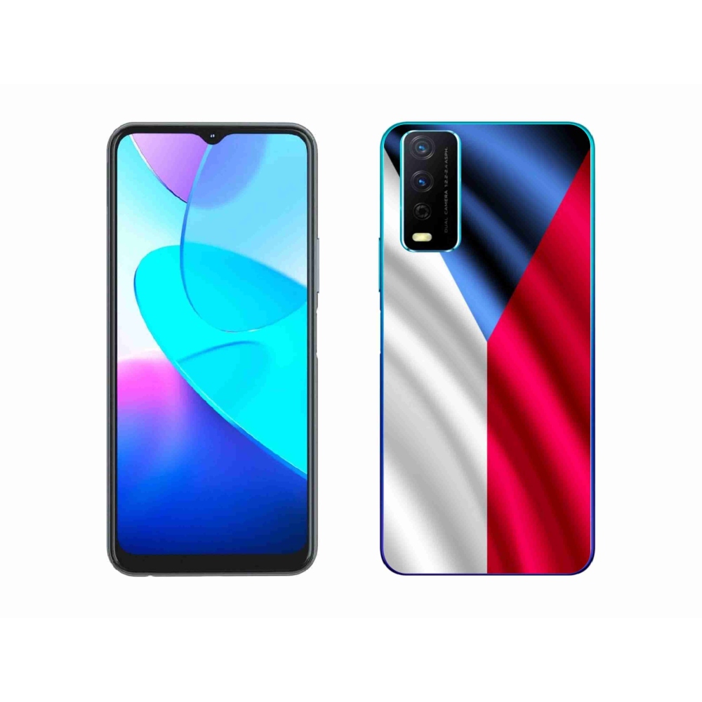 Gelový kryt mmCase na mobil Vivo Y11s/Y20s - česká vlajka