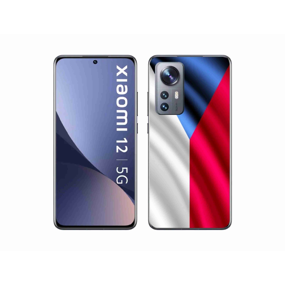 Gelový kryt mmCase na mobil Xiaomi 12X - česká vlajka