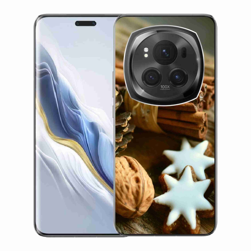 Gelový kryt mmCase na Honor Magic 6 Pro 5G - skořice a perníčky