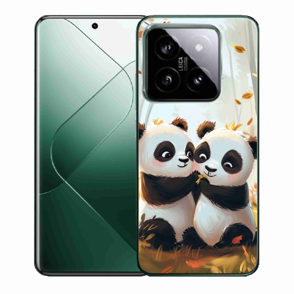Gelový kryt mmCase na Xiaomi 14 - pandy