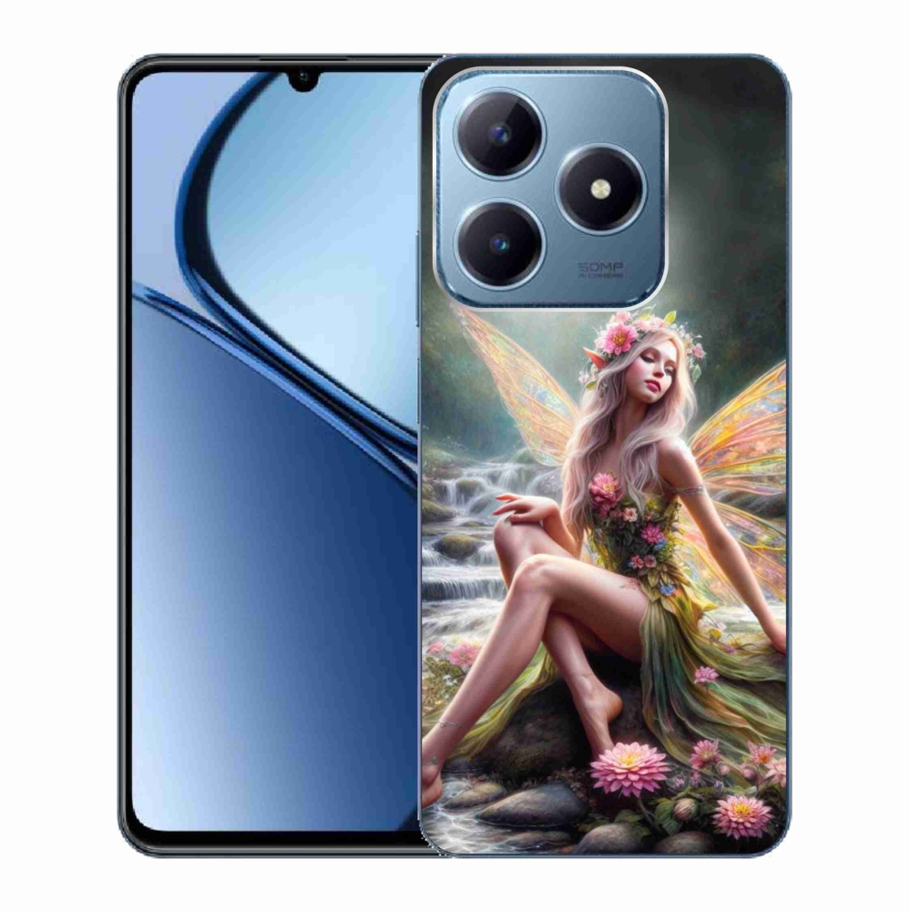 Gelový kryt mmCase na Realme C63 - motýlí žena 1
