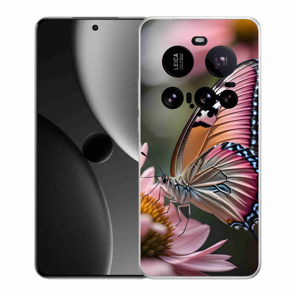 Gelový kryt mmCase na Xiaomi 15 Ultra - barevný motýl