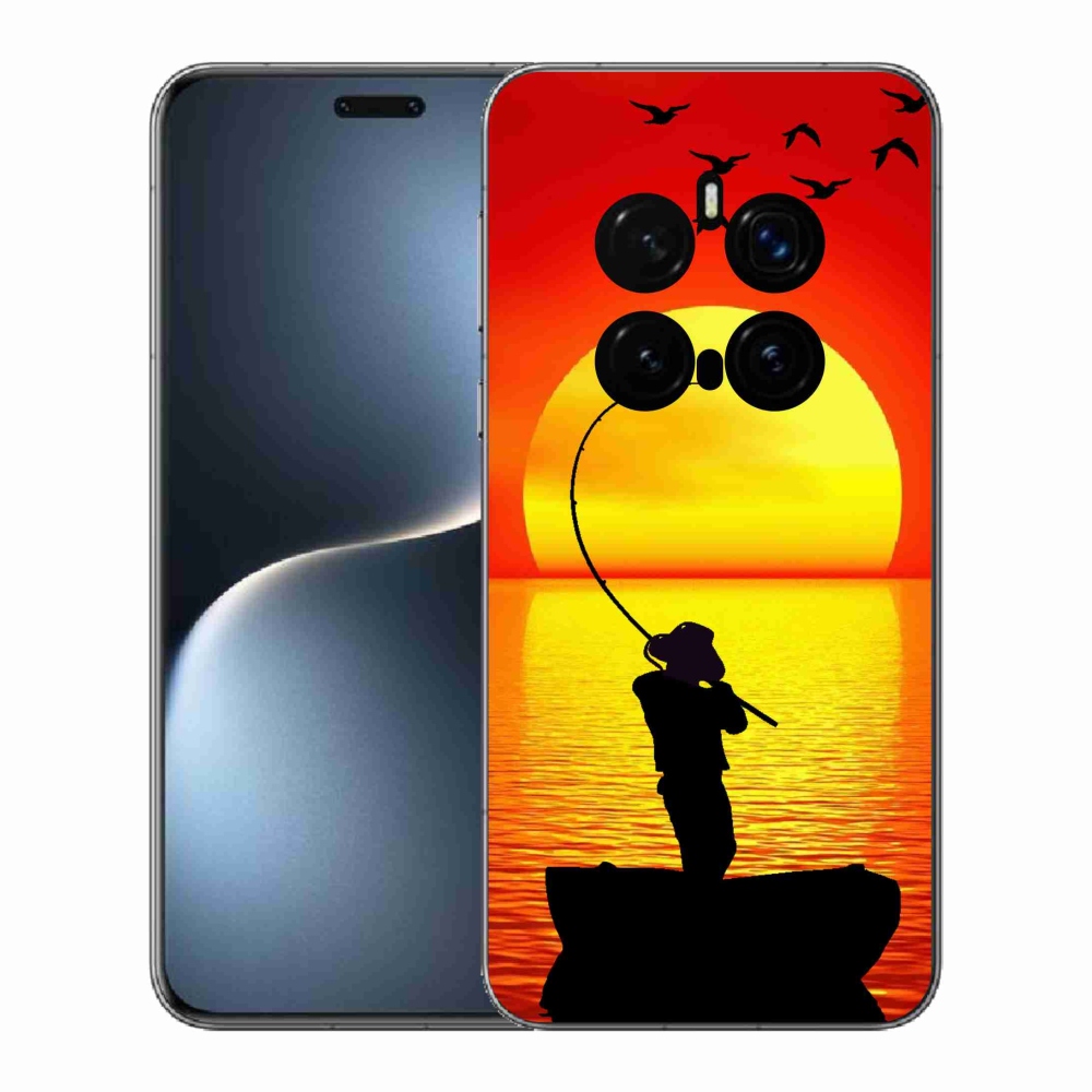 Gelový kryt mmCase na Honor Magic 7 Pro 5G - rybaření