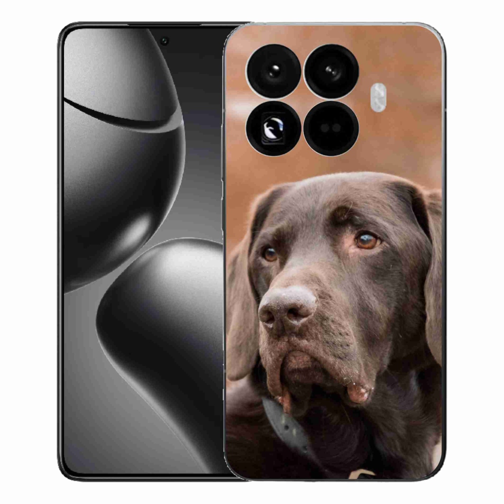 Gelový kryt mmCase na Xiaomi 15T Pro - hnědý labrador