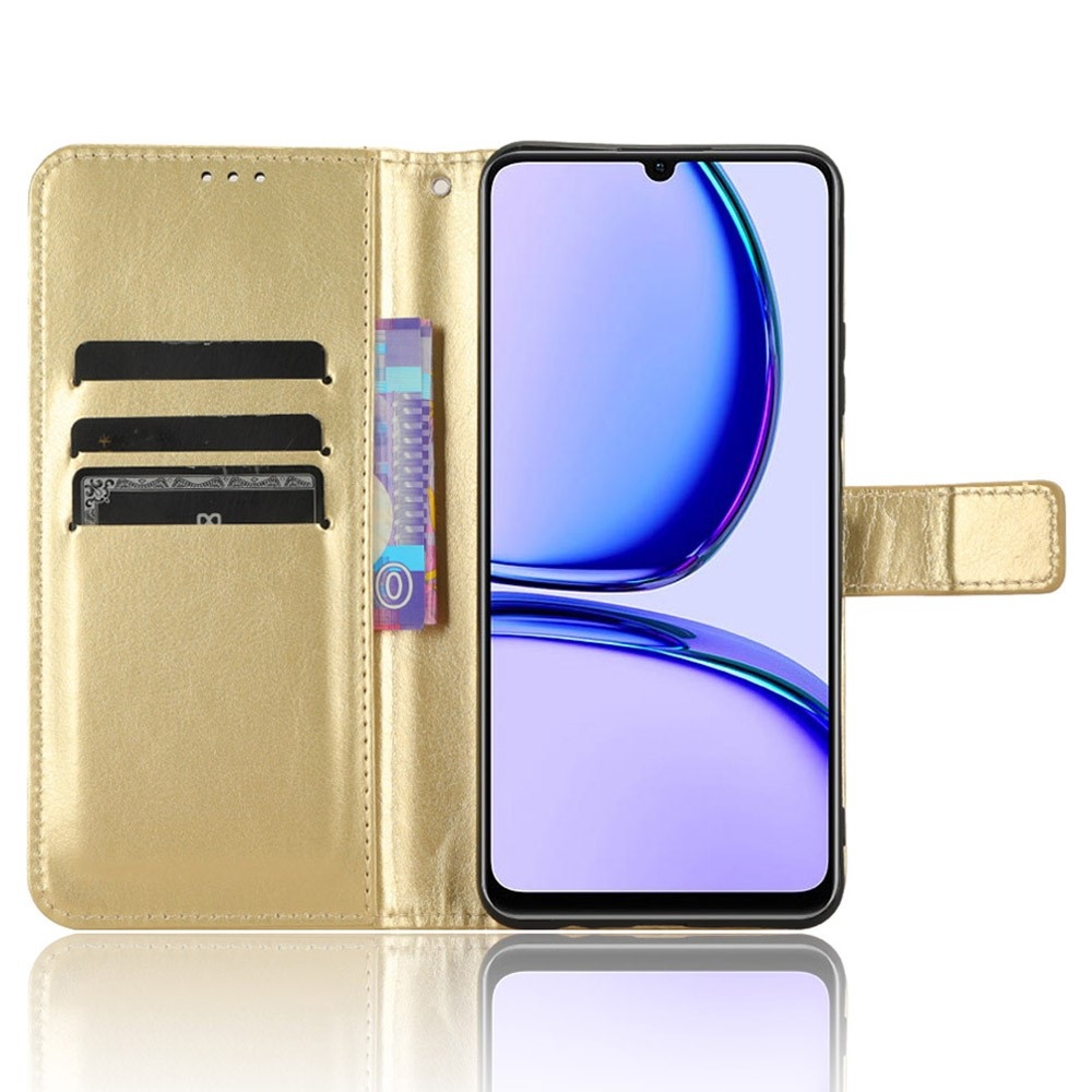 Crazy knížkové pouzdro na Realme Note 50 - zlaté