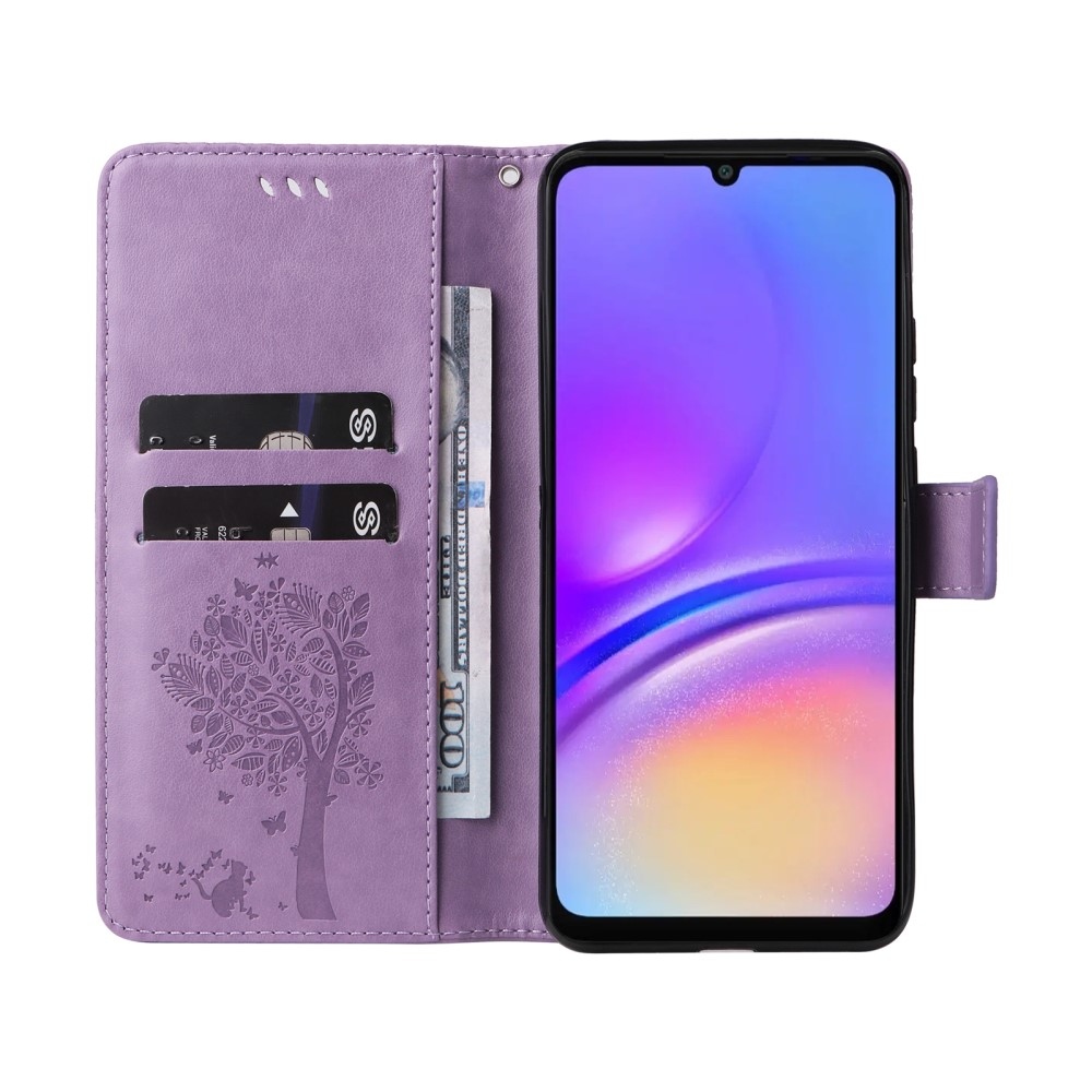 Trees knížkové pouzdro na Samsung Galaxy A06 4G - světlefialové