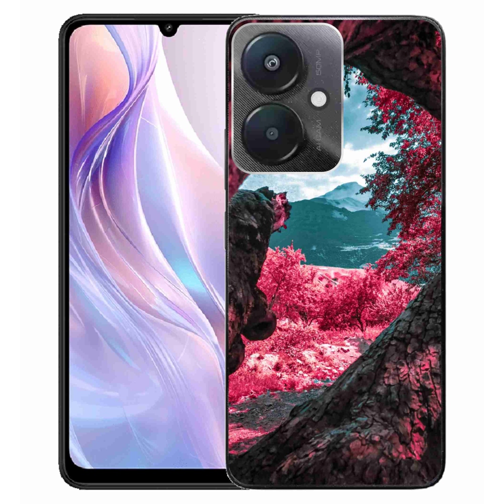 Gelový kryt mmCase na Xiaomi Redmi 13C 5G - výhled na hory