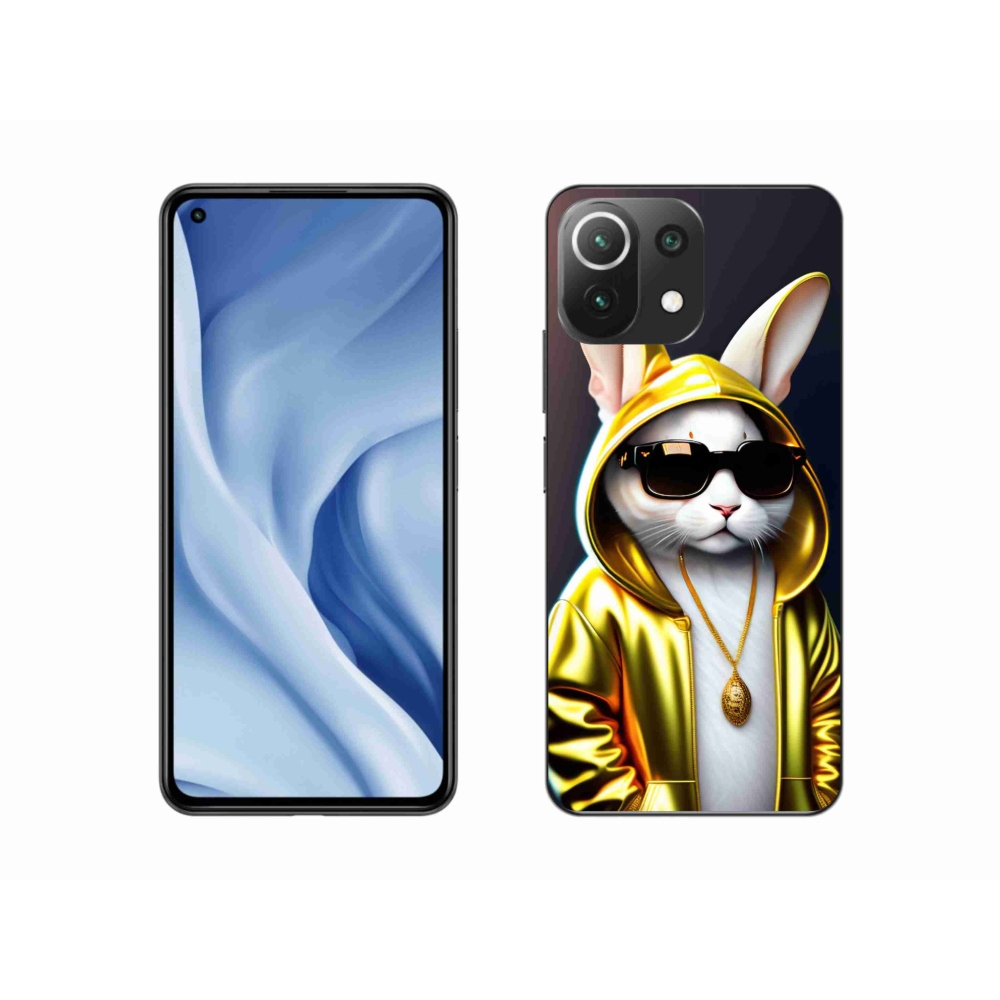 Gelový kryt mmCase na Xiaomi Mi 11 Lite 4G/5G - kočka boss