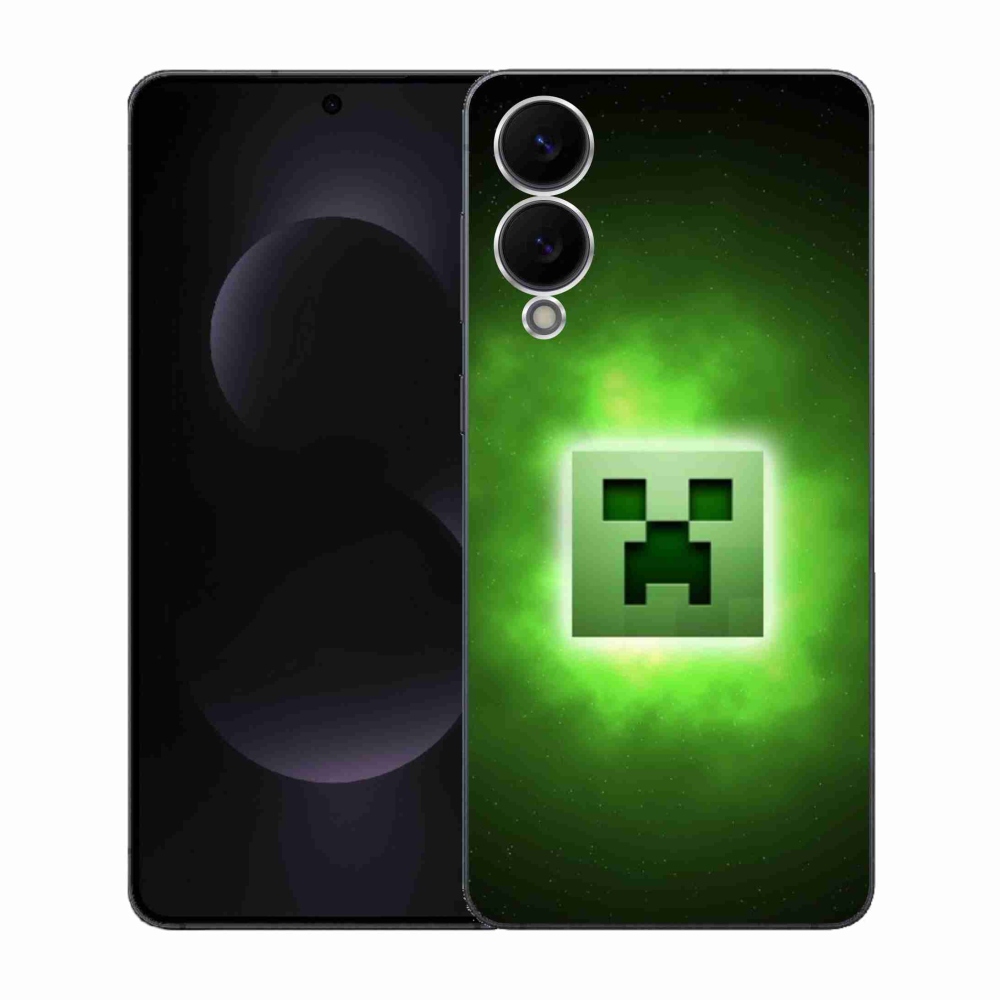 Gelový kryt mmCase na Samsung Galaxy S25 Edge - minecraft