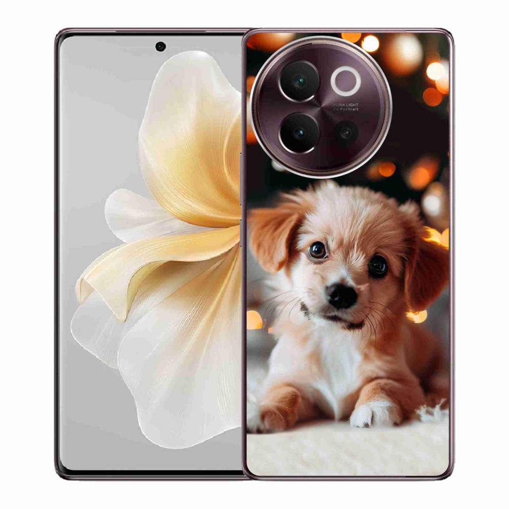 Gelový kryt mmCase na Vivo V40 Lite 5G - štěňátko