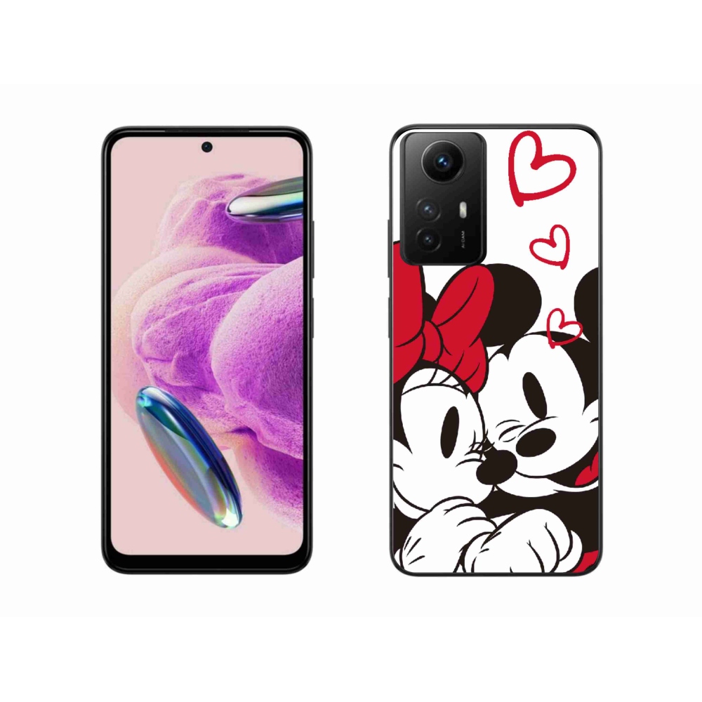 Gelový kryt mmCase na Xiaomi Redmi Note 12S - minnie a mickey