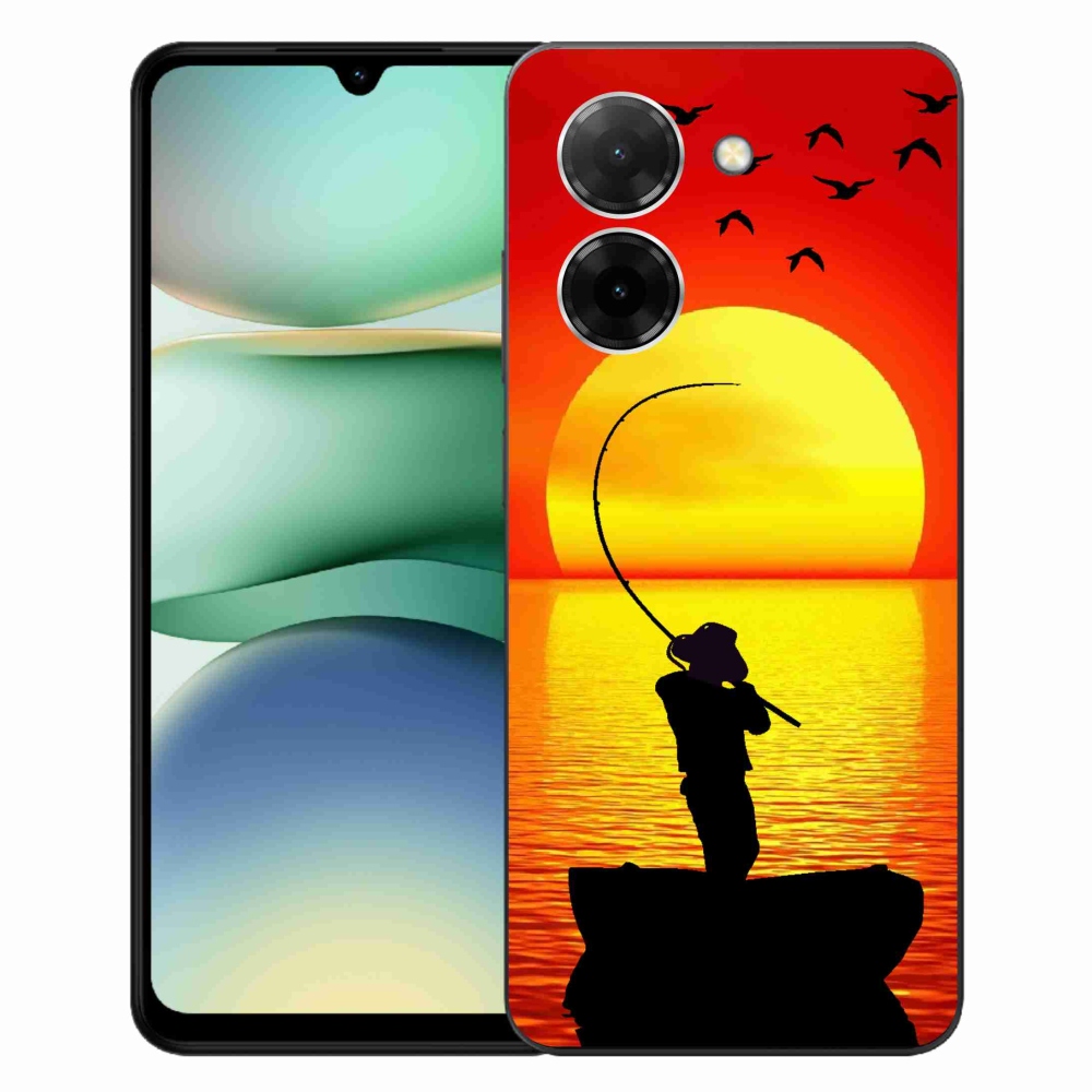 Gelový kryt mmCase na Xiaomi Redmi A5 (171.7x77.8x8.3mm) - rybaření