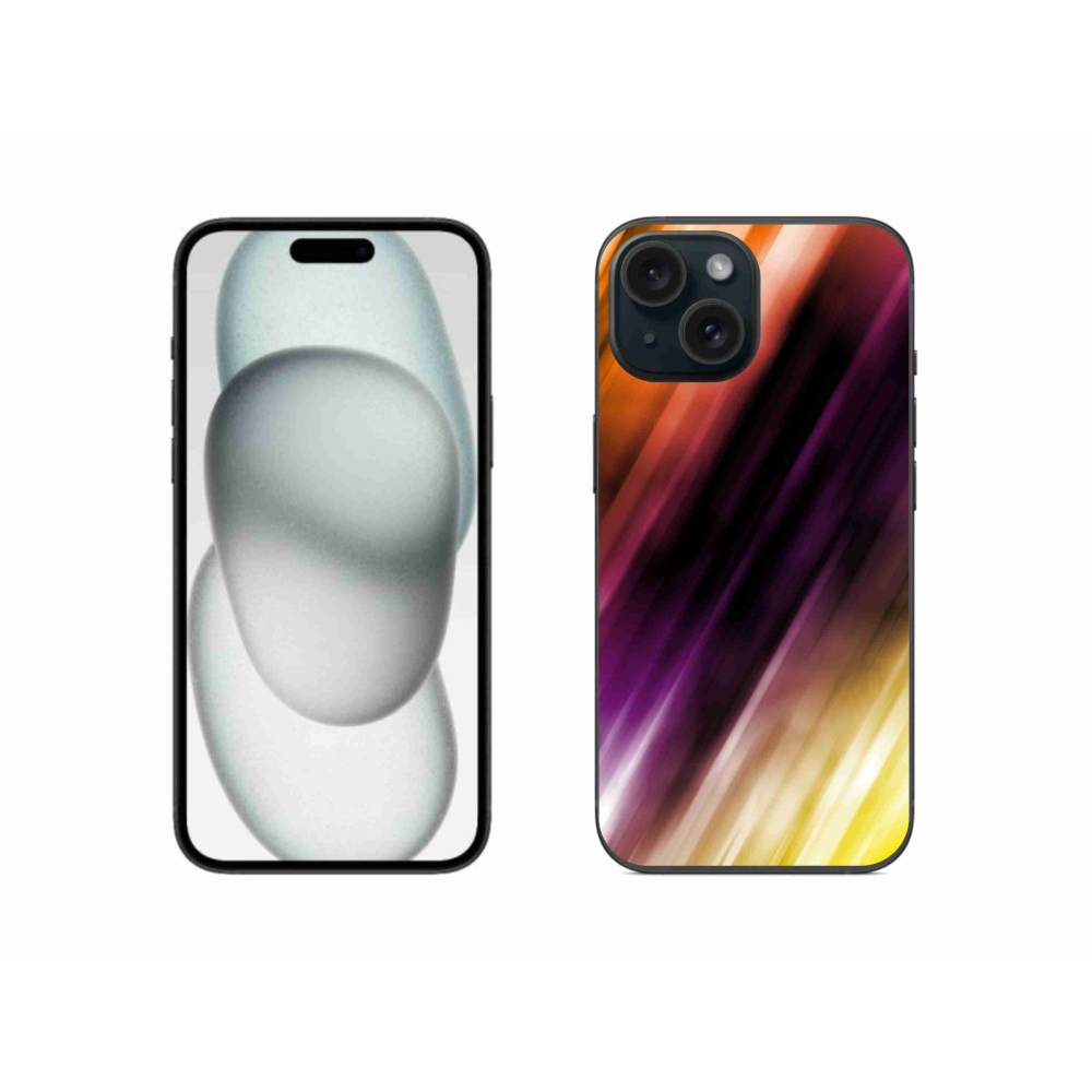 Gelový kryt mmCase na iPhone 15 - abstraktní vzor 5