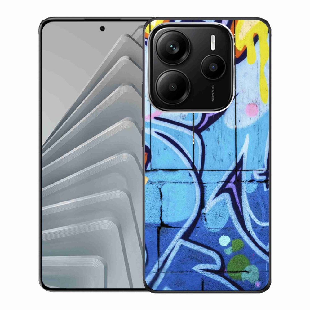Gelový kryt mmCase na Xiaomi Redmi Note 14 5G - graffiti