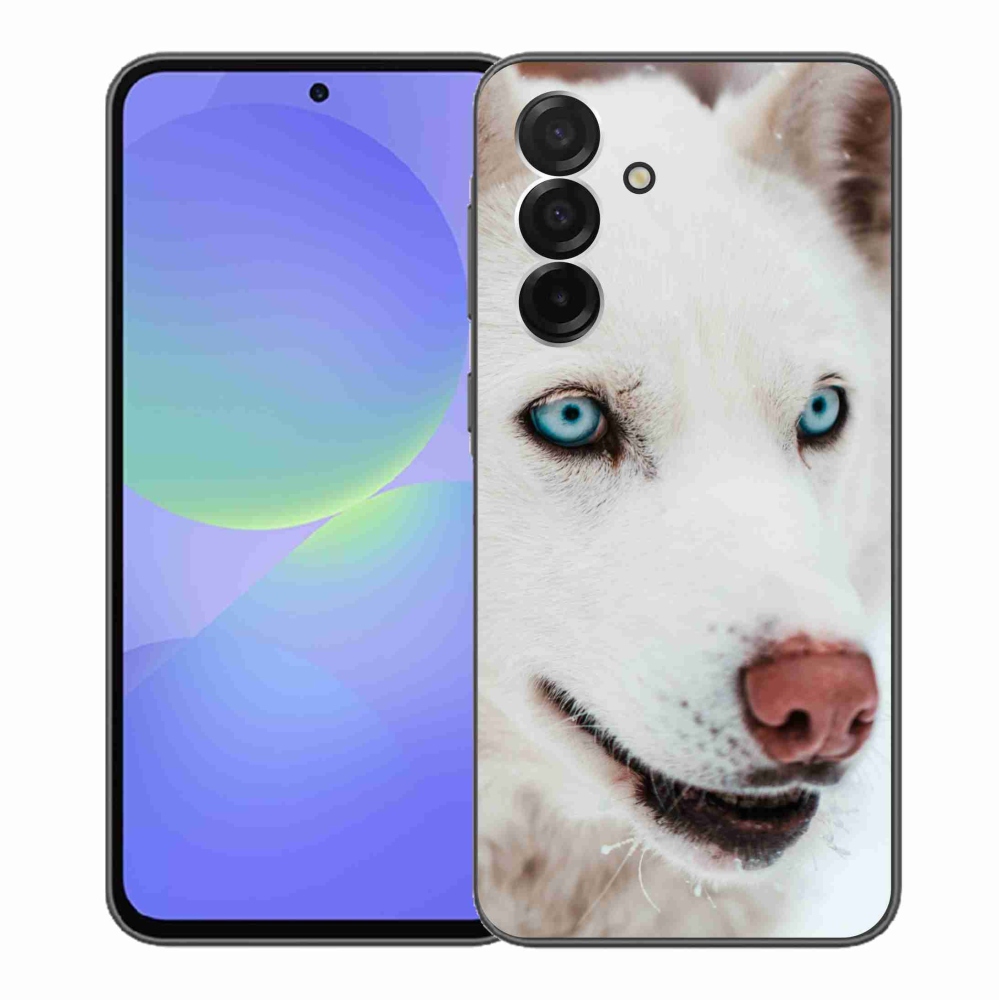 Gelový kryt mmCase na Samsung Galaxy A36 5G - psí pohled