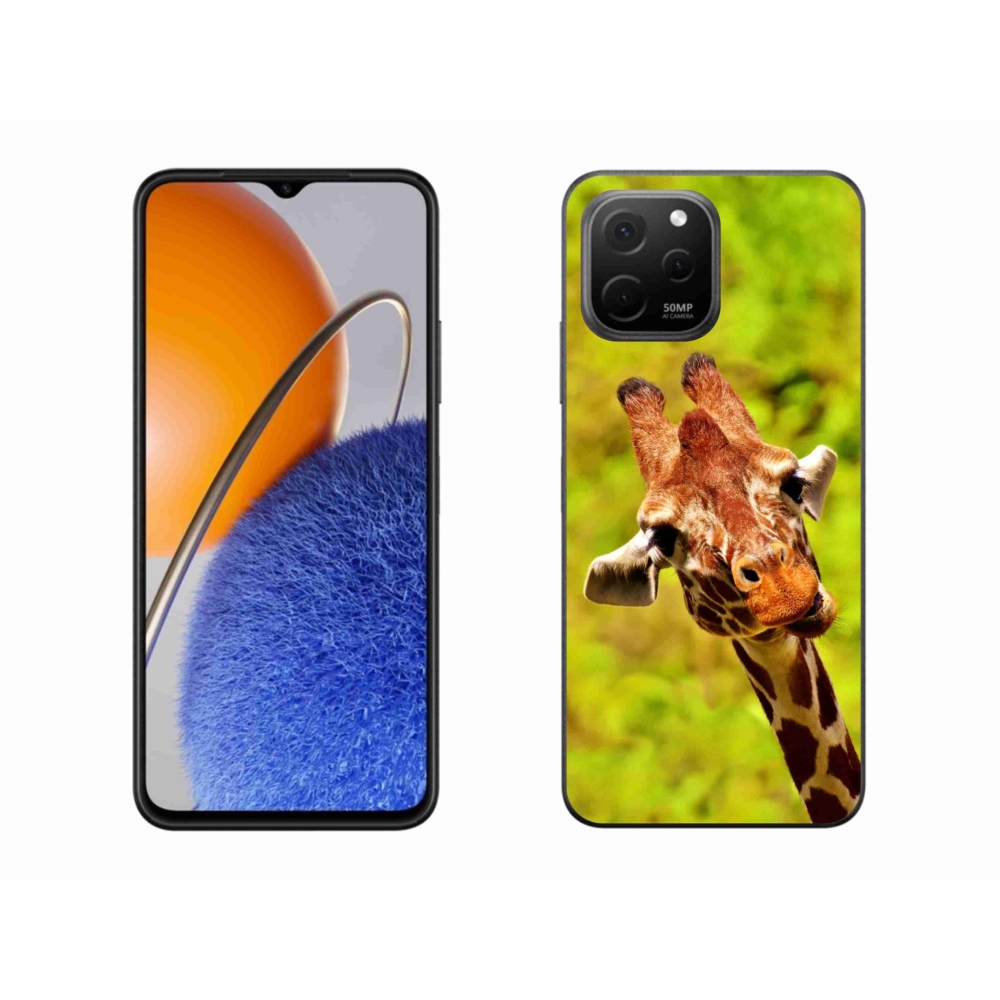 Gelový kryt mmCase na Huawei Nova Y61 - žirafa