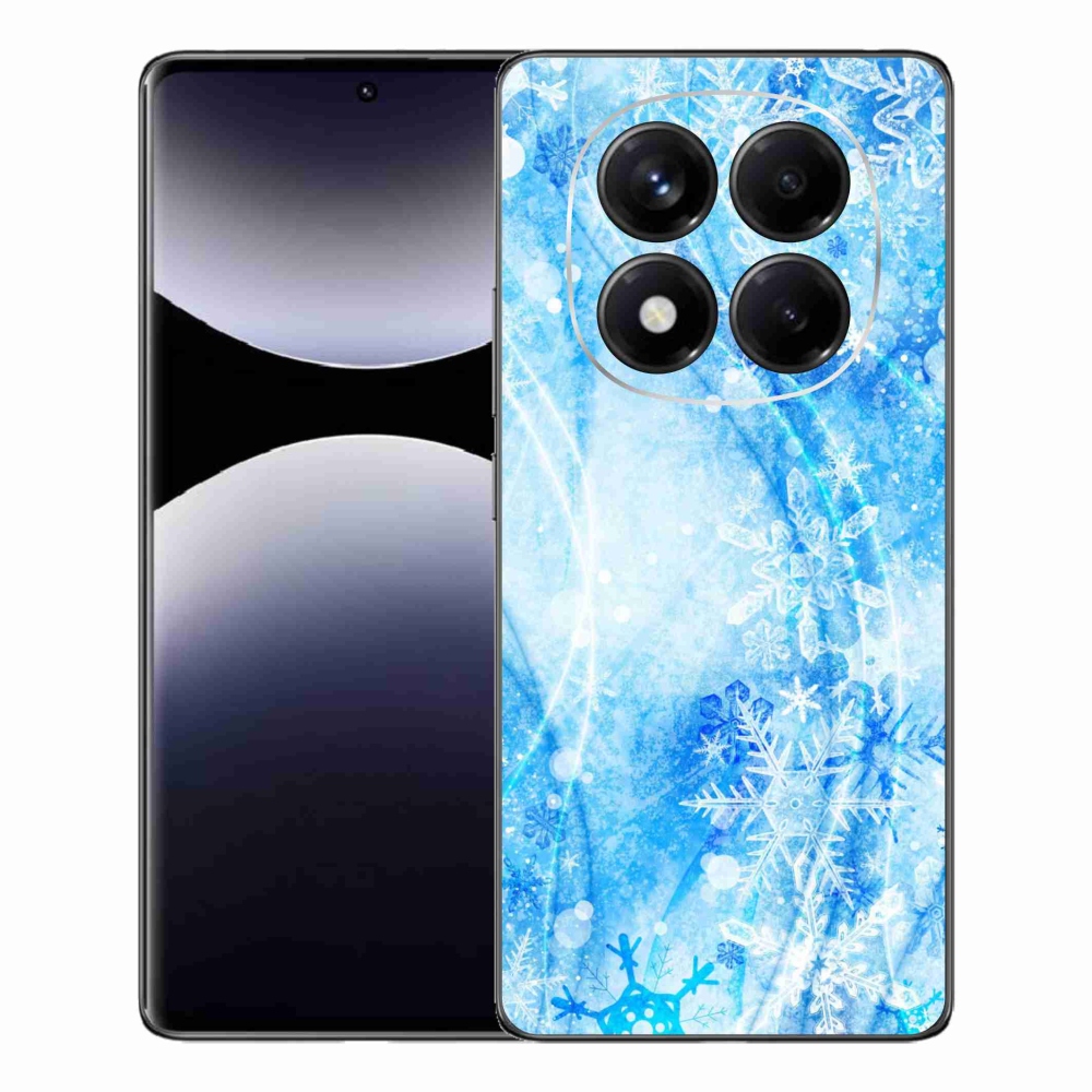 Gelový kryt mmCase na Xiaomi Redmi Note 14 Pro - sněhové vločky