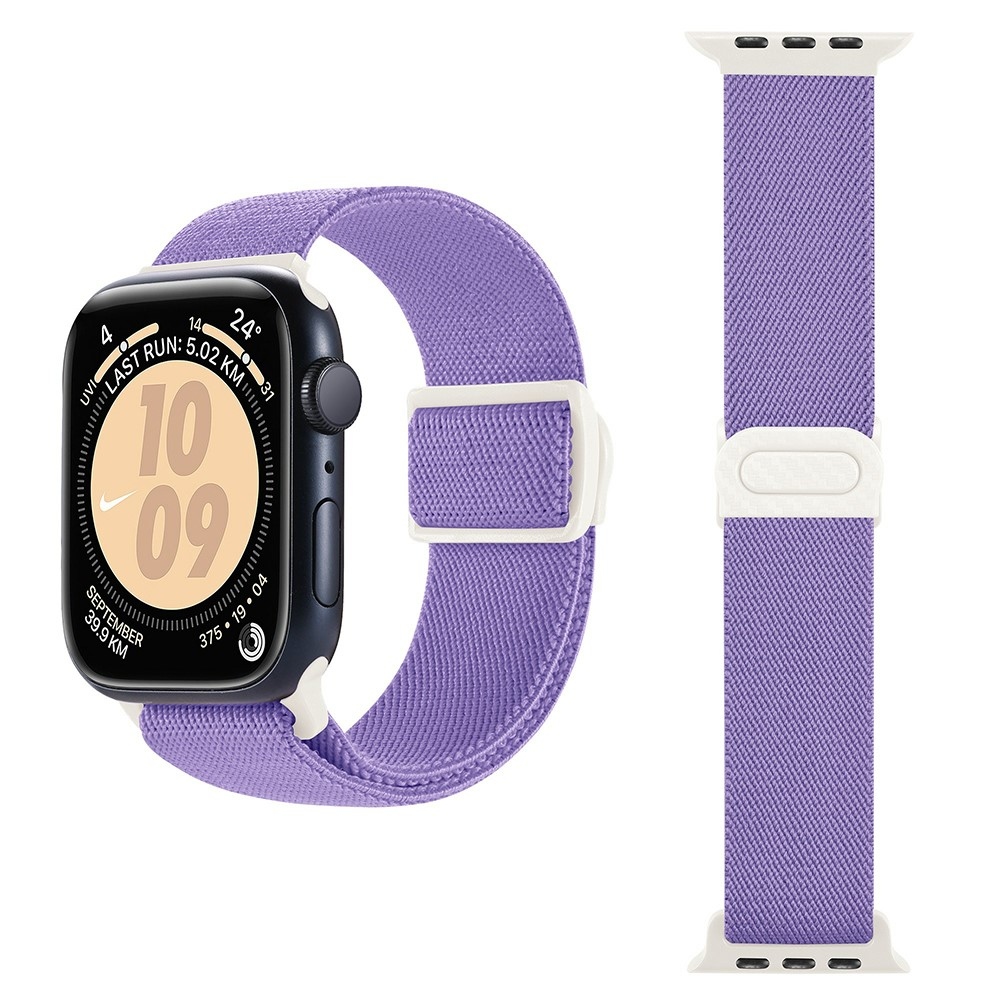 Gradient nylonový řemínek na Apple Watch Ultra/Ultra 2 49mm/SE/SE 2022/2023 44mm/9/8/7 45mm/6/5/4 44mm/3/2/1 42 mm - fialový