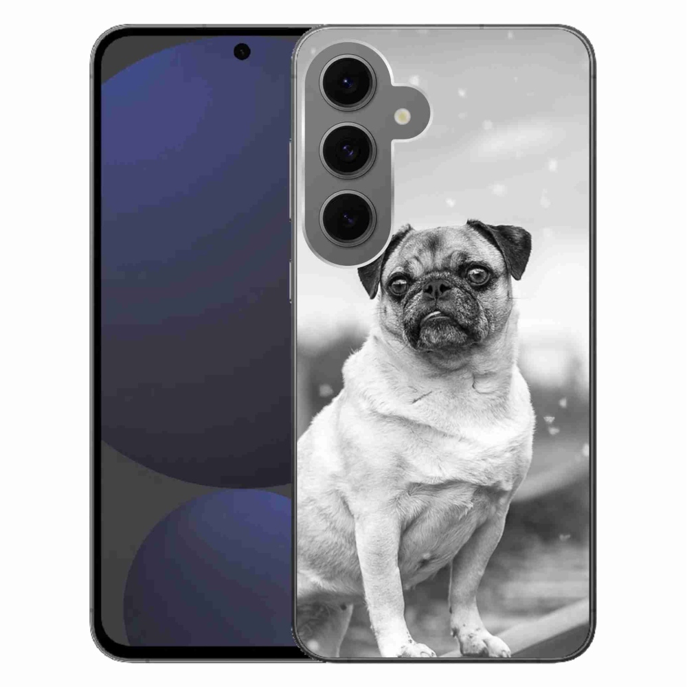 Gelový obal mmCase na Samsung Galaxy S24 FE - mops