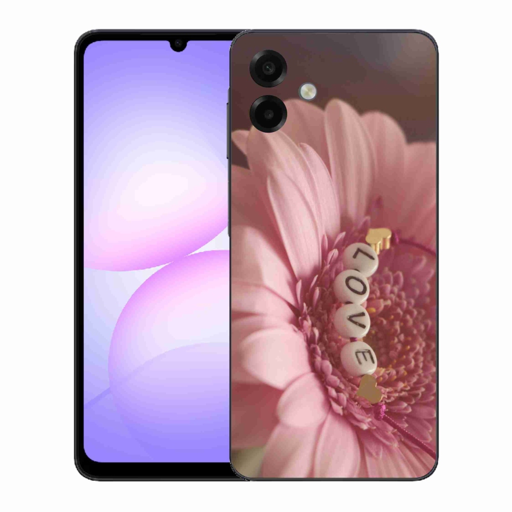 Gelový kryt mmCase na Samsung Galaxy A07 4G - přívěsek love