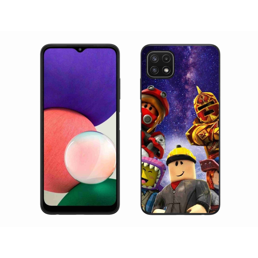 Gelový kryt mmCase na Samsung Galaxy A22 5G - roblox 3