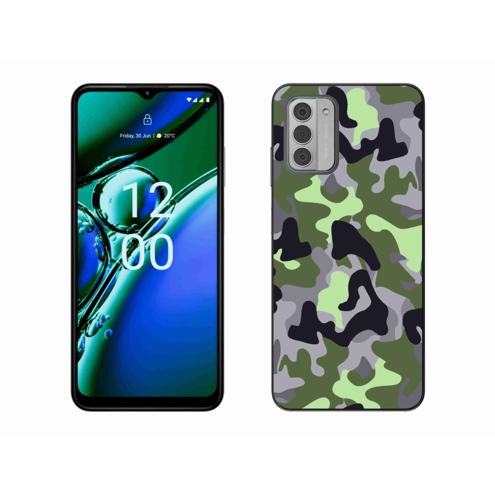 Gelový kryt mmCase na Nokia G42 - maskáčový vzor 7