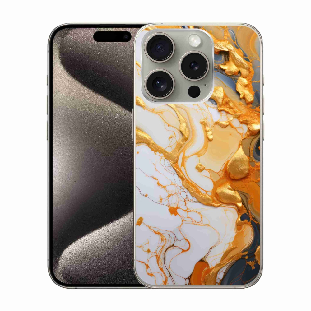 Gelový kryt mmCase na iPhone 15 Pro - abstraktní motiv 6