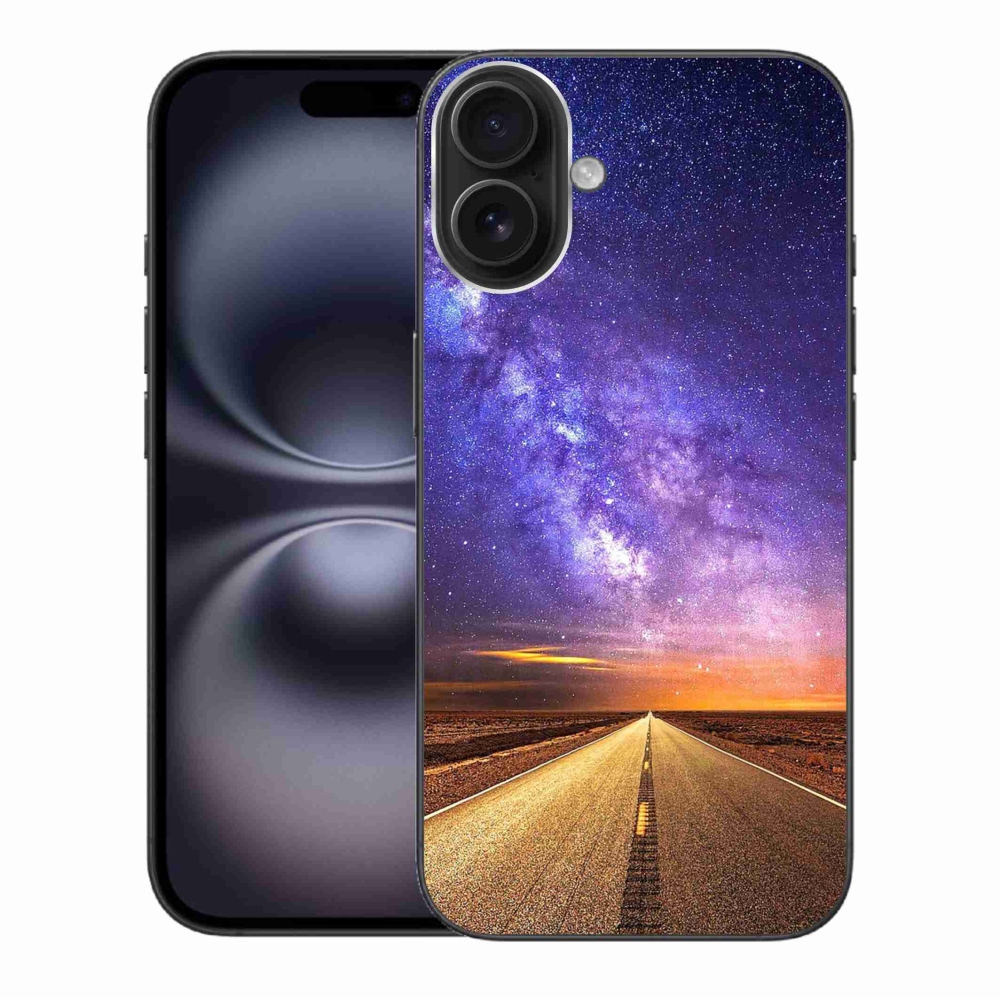 Gelový kryt mmCase na iPhone 16 Plus - americká silnice
