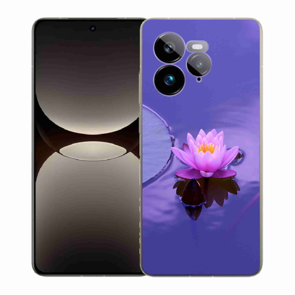 Gelový kryt mmCase na Realme GT 7 Pro 5G - květ na hladině