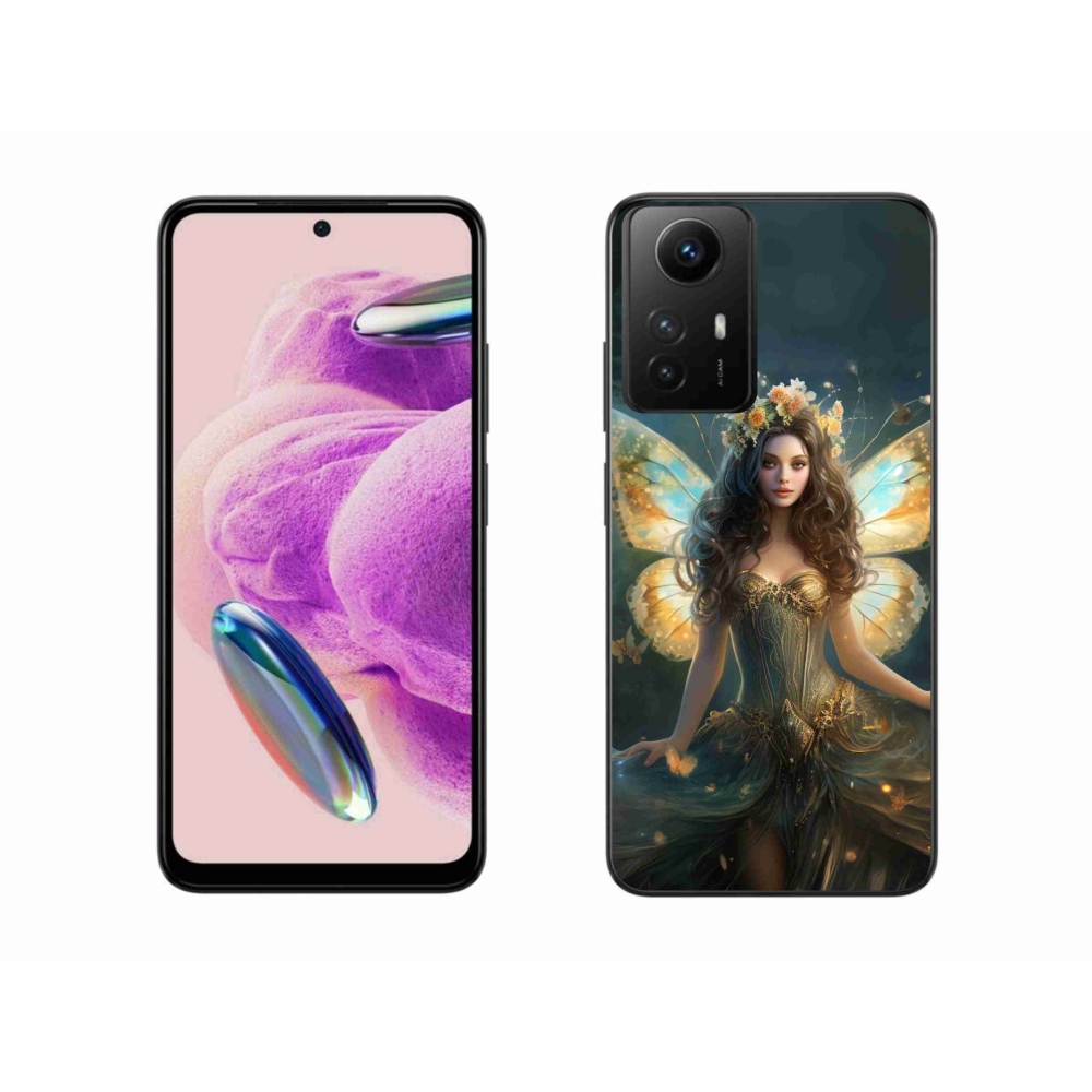 Gelový kryt mmCase na Xiaomi Redmi Note 12S - motýlí žena