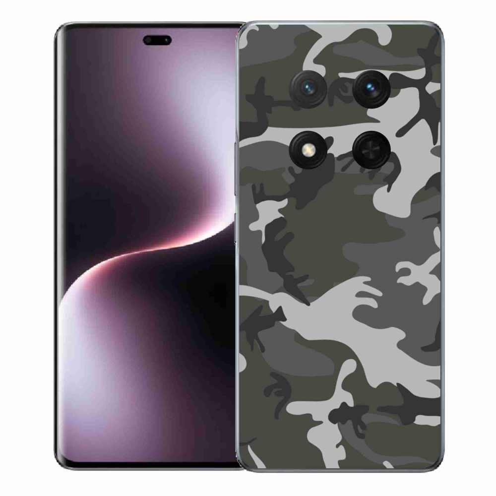 Gelový kryt mmCase na Honor Magic 7 Lite 5G - maskáčový vzor