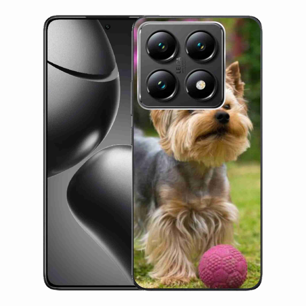 Gelový kryt mmCase na Xiaomi 14T Pro - jorkšír 4