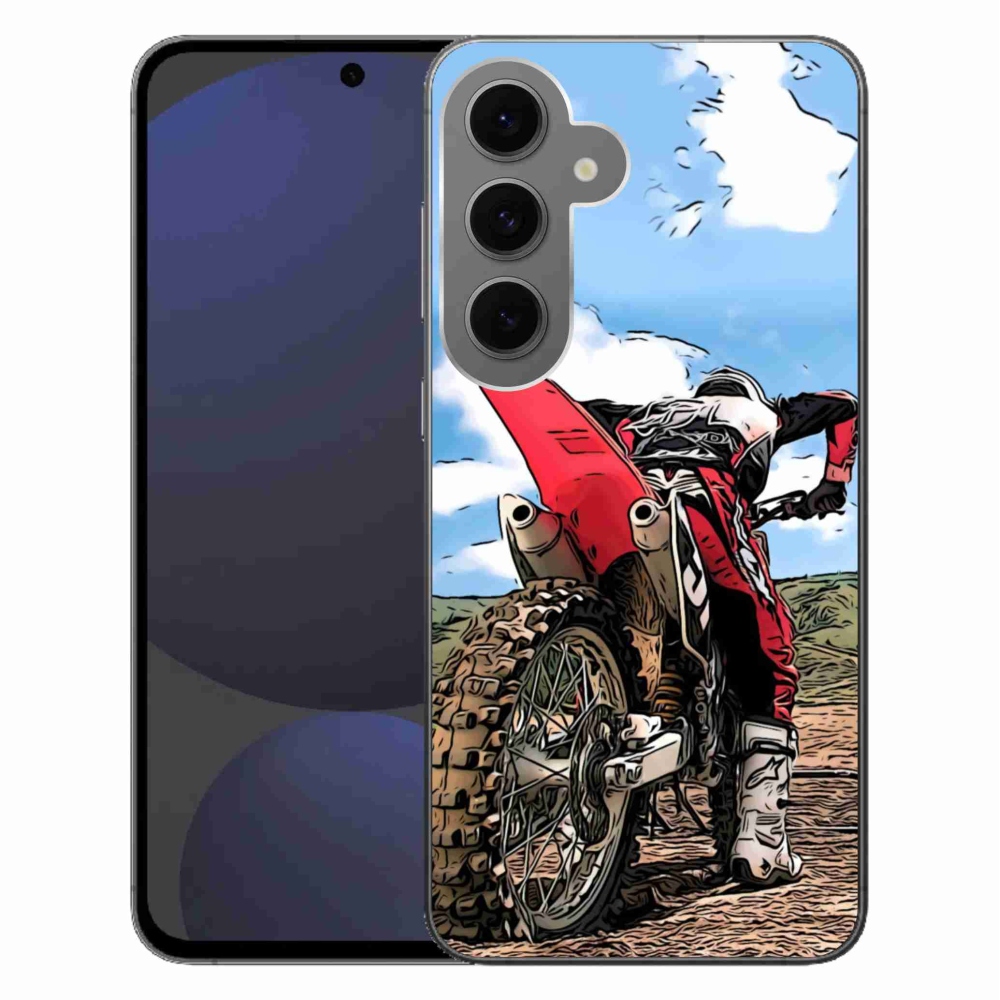 Gelový kryt mmCase na Samsung Galaxy S24 FE - moto