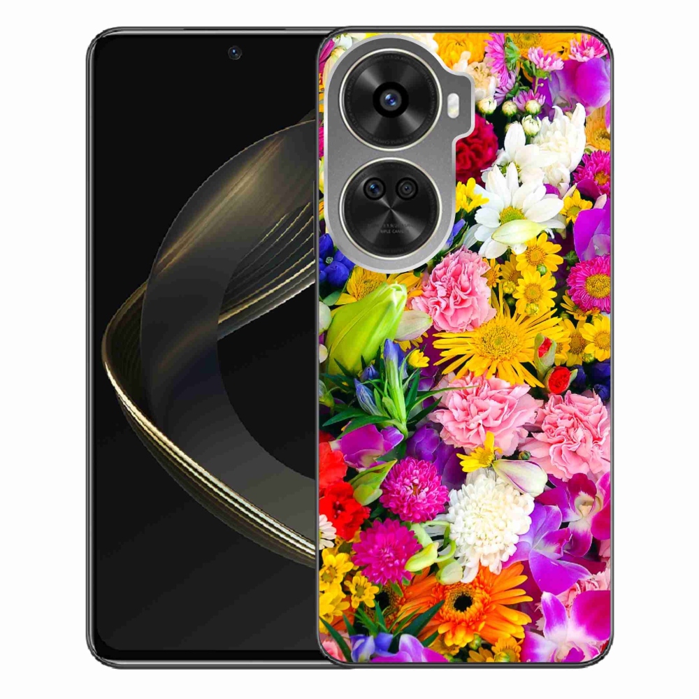Gelový kryt mmCase na Huawei Nova 12 SE - květiny 12