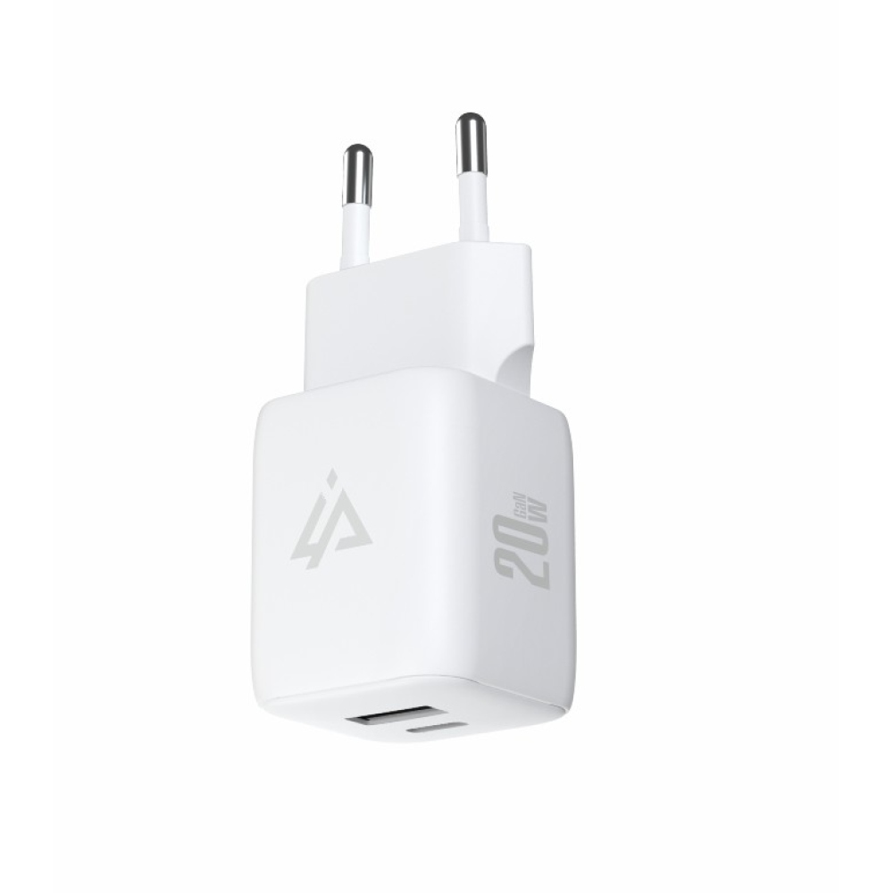 iPEAX GaN Síťová nabíječka 20 W 1x USB-C a 1x USB-A - bílá