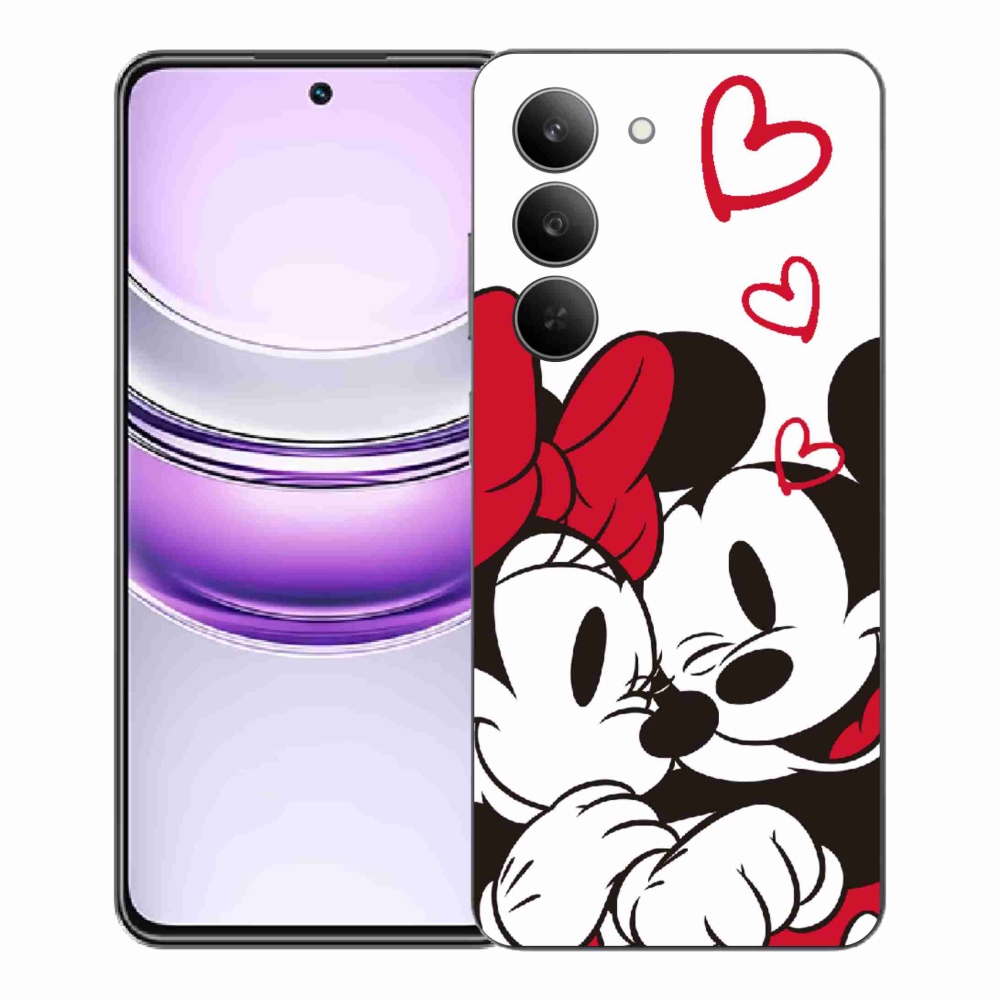 Gelový kryt mmCase na Realme 14x 5G - minnie a mickey